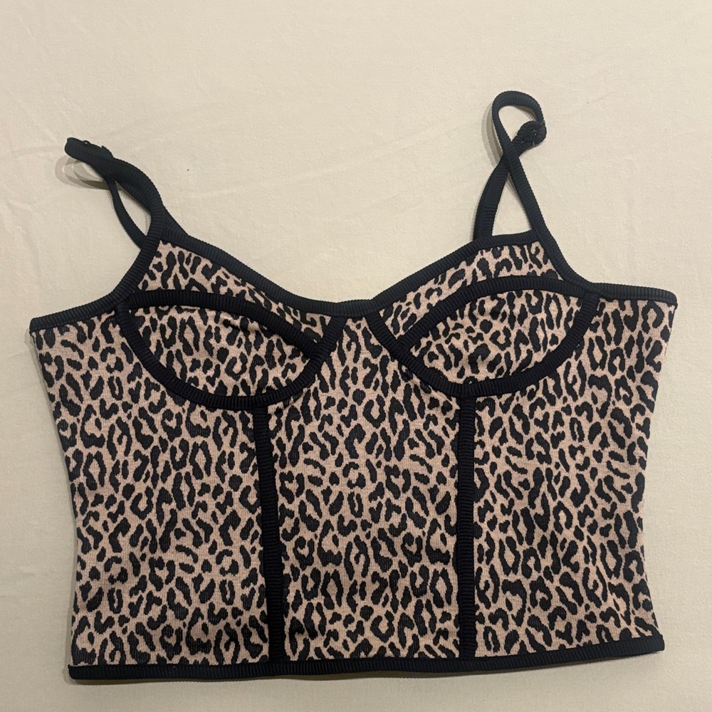 Leopard Print Crop Top